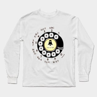 Retro Rotary Dial Long Sleeve T-Shirt